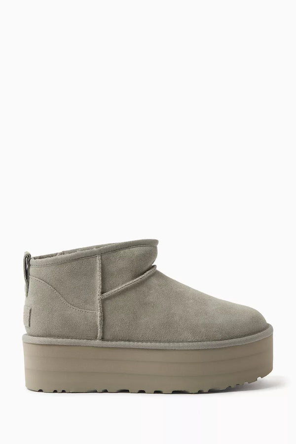 UGG CLASSIC ULTRA MINI platform olive