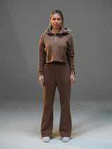 Move Set Cropped Jacket with Wide Leg Pant