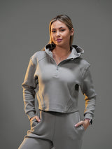 Move Set Cropped Jacket with Wide Leg Pant