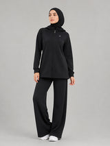 Move Cotton Set Wide Leg Pants and Jacket