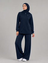 Move Cotton Set Wide Leg Pants and Jacket