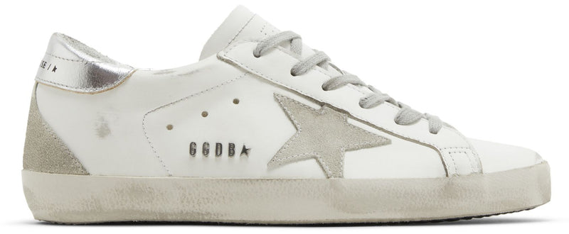 Golden goose white ice silver