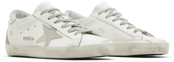 Golden goose white ice silver