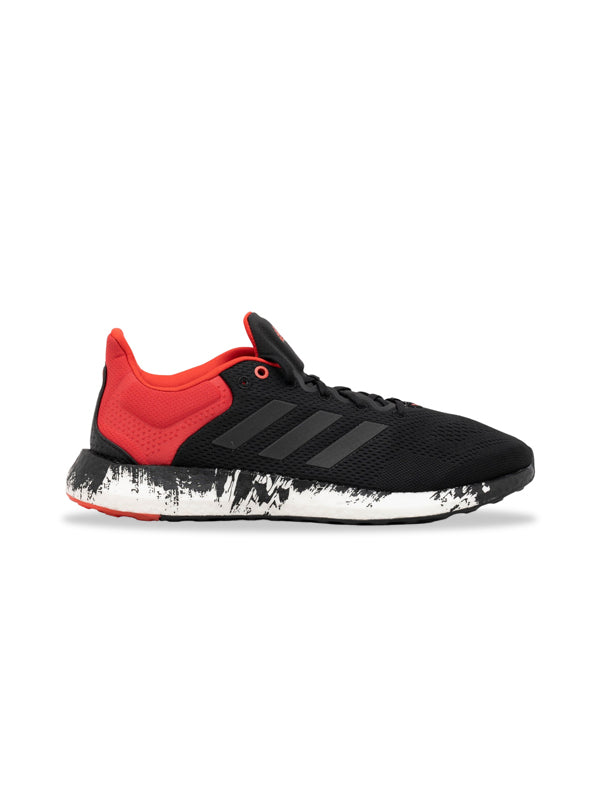 Adidas PureBoost 21 Black Vivid Red