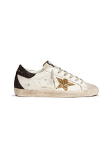 Golden Goose Super-Star in Nappa Leather with Gold Glitter