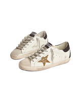 Golden Goose Super-Star in Nappa Leather with Gold Glitter