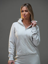 Set Jacket with Wide Leg Pant