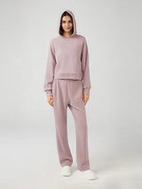 Move Set Casual Cropped Hoodie with pant