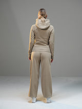 Set Full-zip Hoodie with Wide Leg Pant