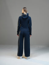 Set Full-zip Hoodie with Wide Leg Pant