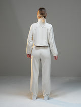 Move Set Cropped Half-Zip Hoodie with Wide Leg Pant