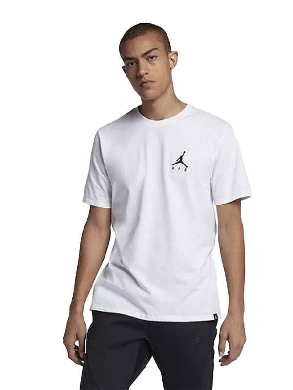 NIKE AIR JORDAN SPORTSWEAR JUMPMAN AIR EMBROIDERED TEE WHITE