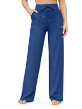 Alo Stretch Wide Leg Trousers High Waisted