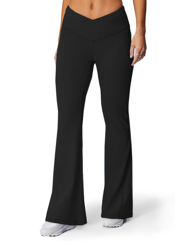 Alo Crossover Super-High-Rise Flared Pant