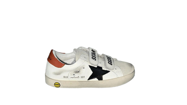 Kids Golden Goose White Orange